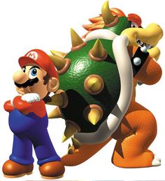 Mario and Bowser